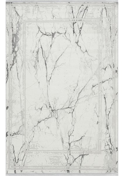 Asya Gri Halı Akrilik Halı Yumuşak Dokulu Salon Oturma Odası Yatak Odası Halısı 529