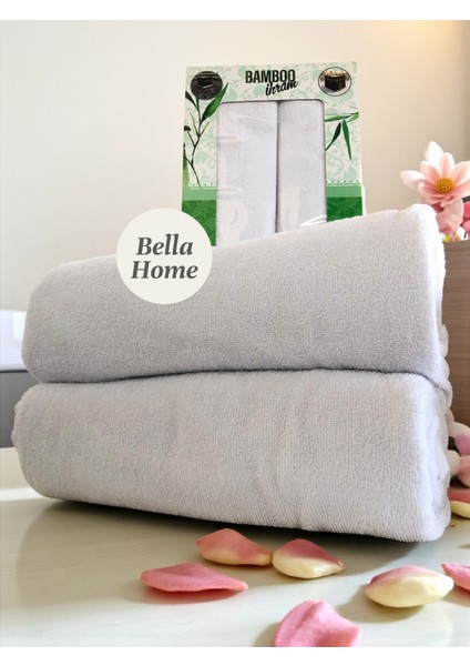 Bamboo Ihram Takımı - 110 x 220 - %100 Bambu - 1250GR. - Lüks Kutulu