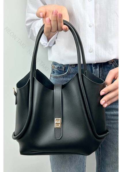 Yavrulu Yumuşak Deri Ayarlanabilir Askılı Kadın Çanta Siyah,67 fırsatları