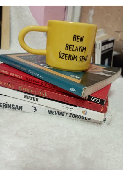 Yazılı Seramik Fincan Kupa