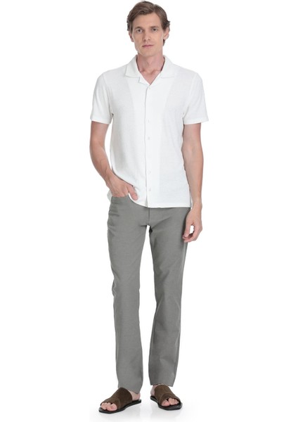 Beyaz Regular Fit Apaş Yaka Gömlek fiyatları