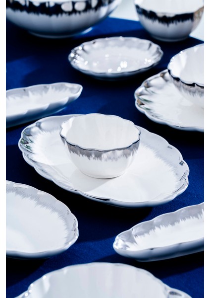 Marlene Silver 6 Kişilik 37 Parça Kahvaltı Takımı modelleri