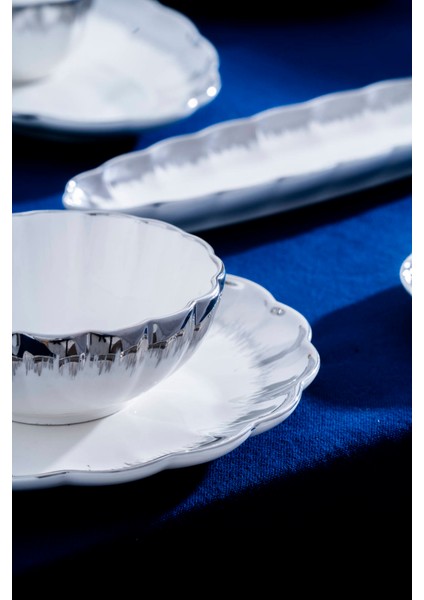 Marlene Silver 6 Kişilik 37 Parça Kahvaltı Takımı