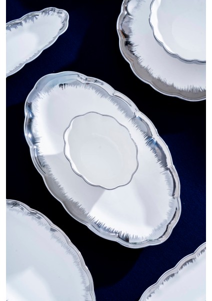 Marlene Silver 6 Kişilik 37 Parça Kahvaltı Takımı