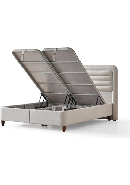 Janett Model Çift Kişilik Baza ve Başlık Seti Minimalist Tasarım, Maksimum Fonksiyon modelleri