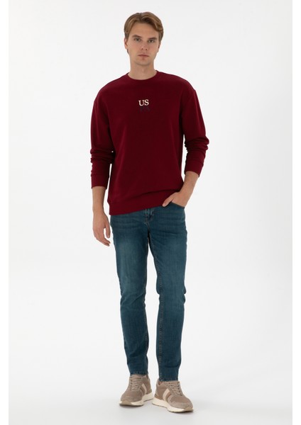 Erkek Bordo Sweatshirt 50313760-VR014 fırsatları