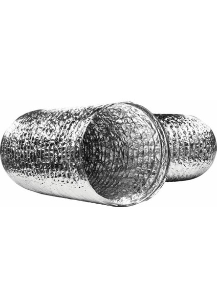 127 mm Air Alüminyum Izolesiz Flexible Esnek Hava Kanalı - Davlumbaz ve Aspiratör Borusu (10 Mt)