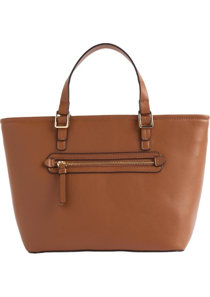 Dış Cepli Tote Çanta