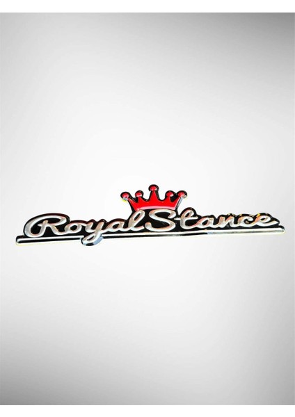 Royal Stance Arma Alüminyum Sticker 16 cm Oto Aksesuar
