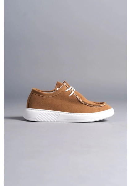 SLW170 Tornado Bağcıklı Süet Erkek Günlük Spor Klasik Ayakkabı Sbt - Taba indirimleri