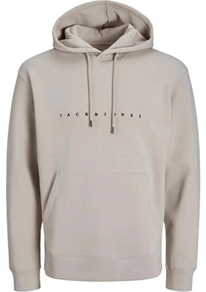 Jack&jones 12233972 Kapsonlu Erkek Sweat - Bej fiyatları