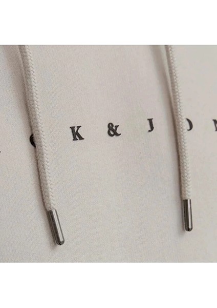 Jack&jones 12233972 Kapsonlu Erkek Sweat - Bej modelleri