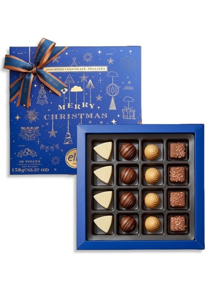 Merry Christmas Mavi Spesiyal Kutu 158G Glutensiz