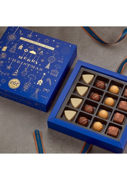 Merry Christmas Mavi Spesiyal Kutu 158G Glutensiz fırsatları