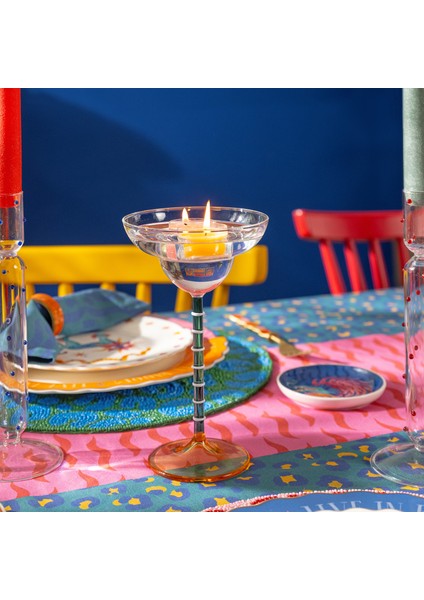 Henan Borosilikat Cam Kadeh 230 ml Şeffaf - Yeşil fiyatları