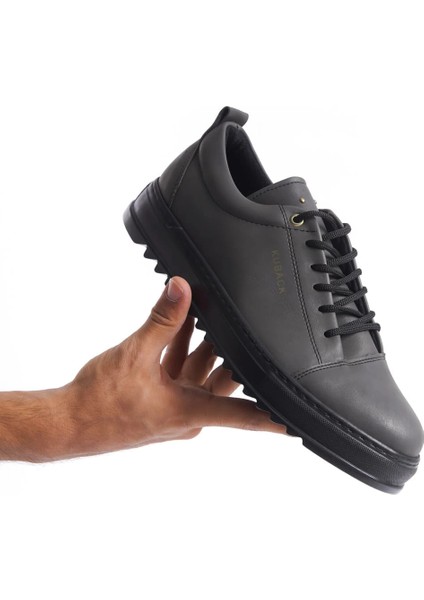 SLW152 Cool Bağcıklı Cilt Erkek Günlük Spor Klasik Ayakkabı Cst - Füme fırsatları