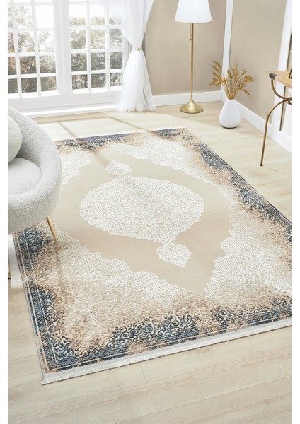 Asya Mavi Halı Akrilik Halı Yumuşak Dokulu Salon Oturma Odası Yatak Odası Halısı 524 fiyatları