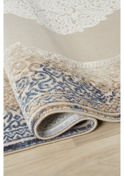 Asya Mavi Halı Akrilik Halı Yumuşak Dokulu Salon Oturma Odası Yatak Odası Halısı 524 modelleri