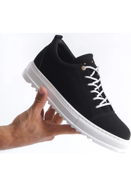 SLW152 Cool Bağcıklı Süet Erkek Günlük Spor Klasik Ayakkabı Sbt - Siyah fırsatları