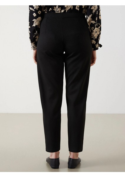 Lcw Grace Siyah Beli Lastikli Havuç Kesim Kadın Pantolon indirimleri