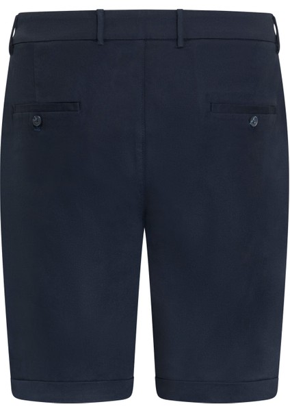 Lacivert Rahat Kesim Yandan Cepli Şort fiyatları