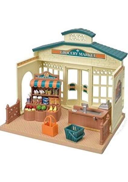 Sylvanian Market Dükkanı 100 Parça Eğlenceli Oyun Seti Çocuklar İçin