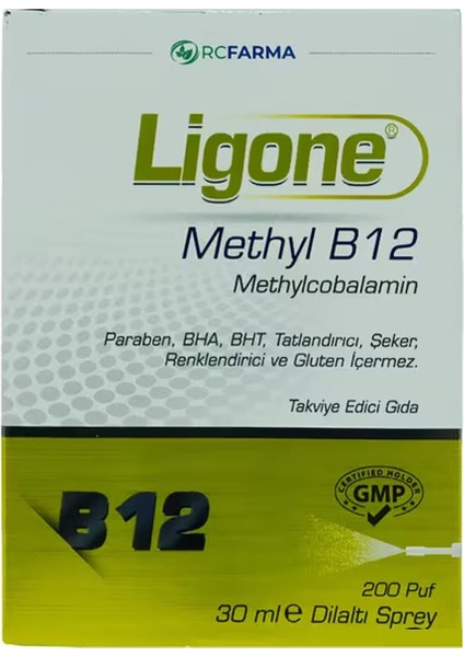 Ligone Methyl B12 Dilaltı Sprey 30 ml fiyatları