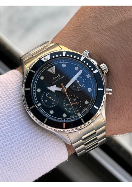 Rms Romanson 2 Yıl Garantili Çelik Kordon Çelik Kasa 5 Atm Suya Dayanıklı Erkek Kol Saati AG1503.01 modelleri