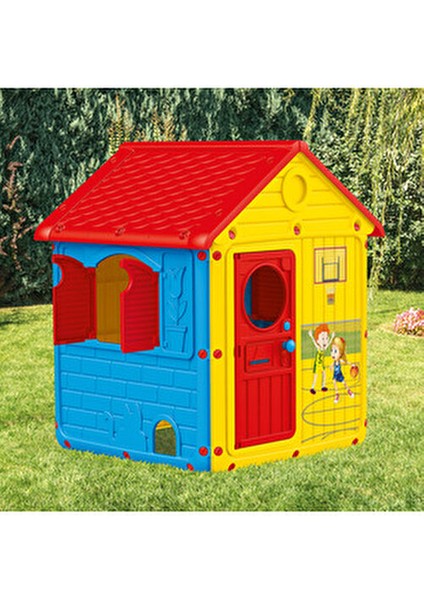 Oyun Evi Kolay Kurulum Özelliğiyle 122,5 x 110 x 104 cm Eğlenceli Bahçe Oyuncağı modelleri