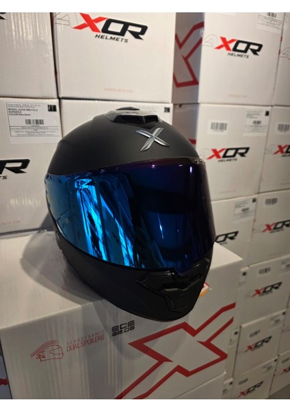 Brutale Vizör - Blue Irıdıum