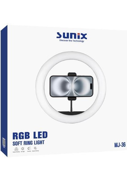 14 Inç LED Işıklı Telefon Tutuculu Selfie Makyaj Işığı Mj-36 modelleri