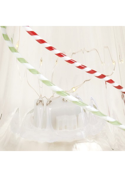 Henan Borosilikat Cam Dekoratif Aydınlatma 23 cm Şeffaf- Kırmızı fırsatları
