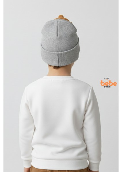 Peluş Ayıcık Figürlü Triko Bere | Erkek Çocuk Kışlık Şapka | Sıcak Tutan Yumuşak Pamuklu Triko Bere modelleri