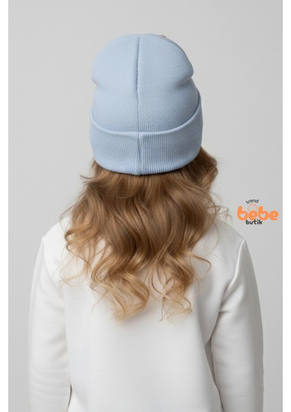 Peluş Ayıcık Detaylı Kız Çocuk Triko Bere – Yumuşak Triko Kışlık Şapka | Pamuklu Örgü Beanie Modeli modelleri