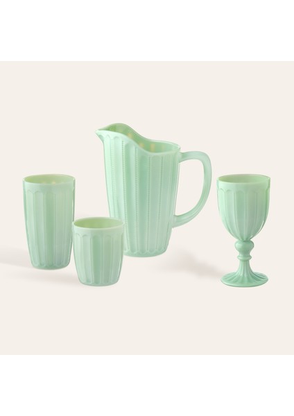 Henan Cam Sürahi 1000 ml Yeşil fırsatları