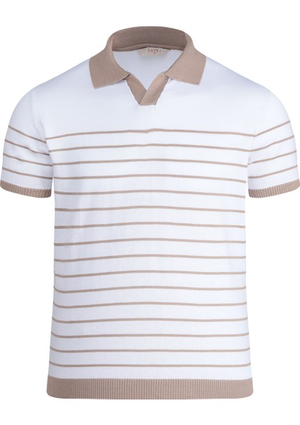 Vizon Regular Fit Apaş Yaka Pamuklu Tişört modelleri