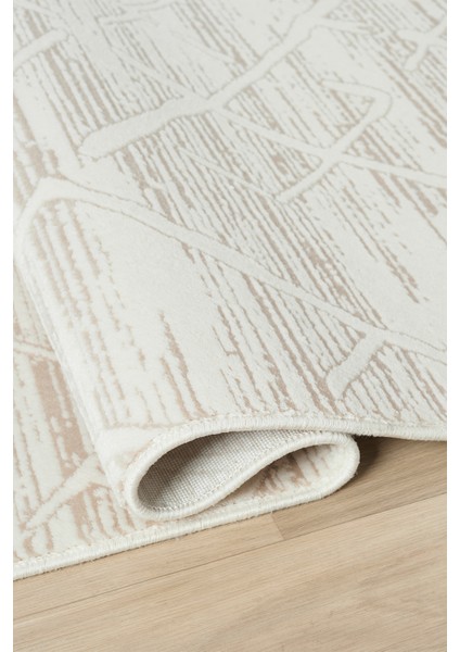 Asya Bej Halı Akrilik Halı Yumuşak Dokulu Salon Oturma Odası Yatak Odası Halısı 522 modelleri