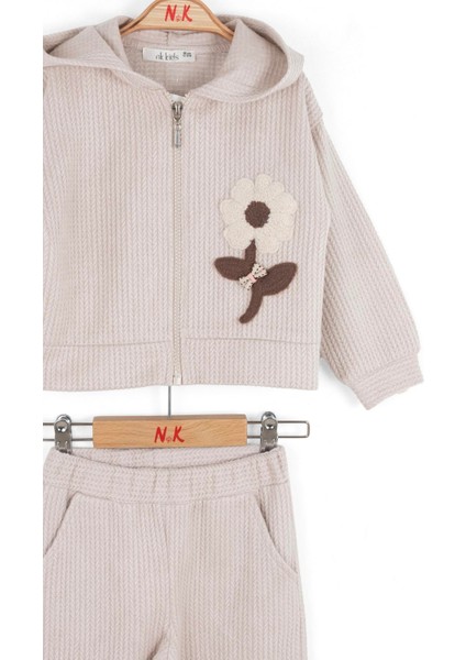 Kız Bebek Krokan Takım 1-4 Yaş Vizon modelleri