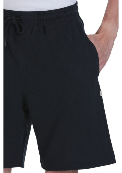 Lacivert Regular Fit Pamuklu Basic Örme Yandan Cepli Şort fırsatları