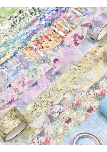 Vintage Doğa Temalı 20’li Washibant Set The Silence In The Painting Serisi (20*2m) Masking Tape fiyatları