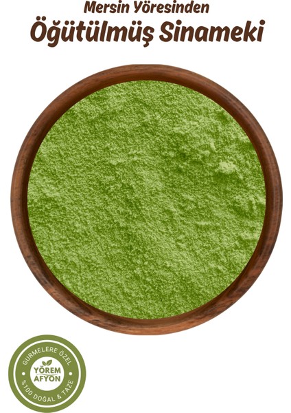 Yörem Afyon Meşhur Mersin Yöresinden Sağlık Dostu Öğütülmüş Sinameki Yaprağı Tozu (Cassia Acutifolia) | 45GR. fiyatları