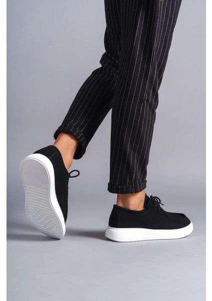 SLW170 Tornado Bağcıklı Süet Erkek Günlük Spor Klasik Ayakkabı Sbt - Siyah modelleri