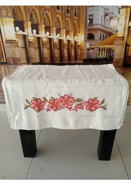 %100 Pamuklu Iğne Oyası Papatya Desen Işlemeli Kadife Lüx Çeyizlik El ve Yüz Havlusu Kutulu Set fiyatları