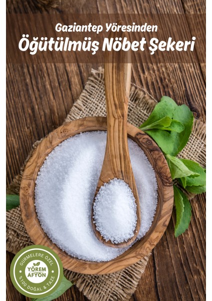 Yörem Afyon Gaziantep Yöresinden Işlem Görmemiş Taze Çekim Öğütülmüş Nöbet Şekeri Tozu, Polat Şekeri | 75GR. fiyatları