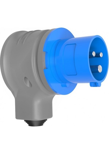 BC1-1403-2130 3/16A. 90° Eğik Döner Fiş