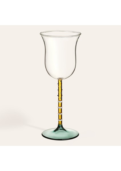 Henan Borosilikat Cam Kadeh 250 ml Şeffaf - Sarı
