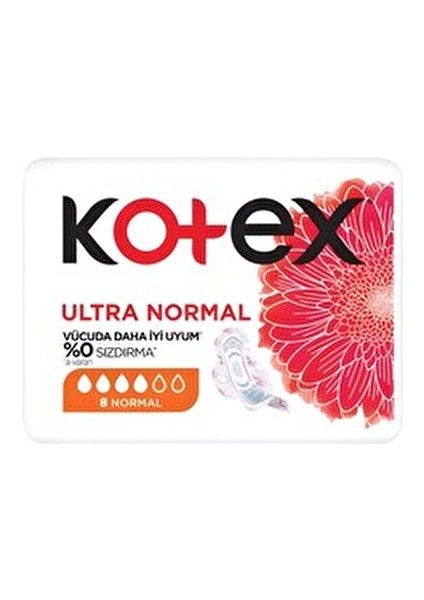 Ultra Normal Hijyenik Ped 192 Adet %0 Sızdırma ile Gün Boyu Konfor Sağlar