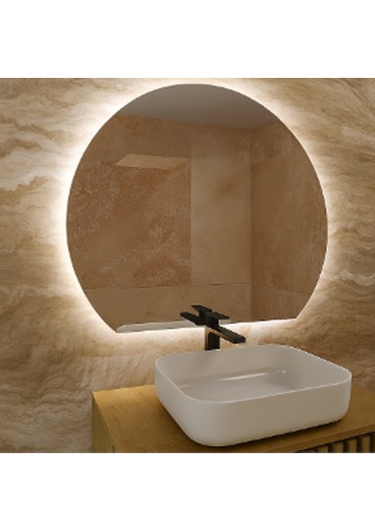 Lunaris LED Ayna – Yuvarlak Modern Banyo Aynası