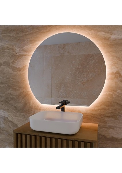 Lunaris LED Ayna – Yuvarlak Modern Banyo Aynası fiyatları