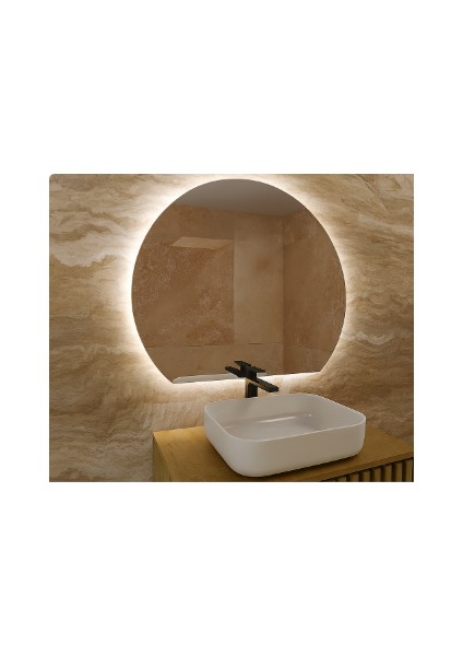 Lunaris LED Ayna – Yuvarlak Modern Banyo Aynası modelleri